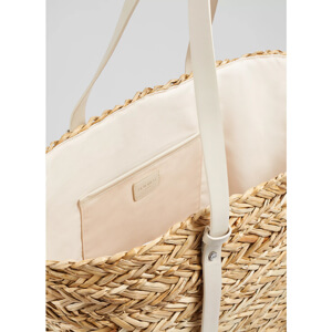 LK Bennett Viola Natural Straw Basket Bag